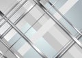 Grey abstract technology metallic stripes background Royalty Free Stock Photo