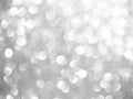 Grey Bokeh Light blur Round White Effect Glow Flare Photo Gleam Particle Soft Circle Gray Shine Sparkle Circular Abstract Silver Royalty Free Stock Photo
