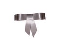 Grey bow for gift
