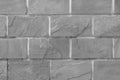 Grey brick blocks brickwork old masonry wall texture background structure backdrop facade gray architecture Royalty Free Stock Photo