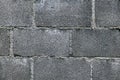 Grey brick solid wall