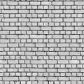 Grey Brick Wall Background. Royalty Free Stock Photo