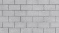 Grey brick wall background close up. Gray stone tile block background with horizontal texture of gray brick, gray brick surface Royalty Free Stock Photo