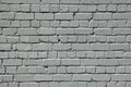 Grey brick wall texture, background. Surface in gray old-style color Royalty Free Stock Photo