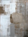 Grey and Brown Abstract Art Painting Royalty Free Stock Photo