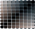 Grey brown colour swatches tiles squares background