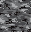 Grey camouflage pattern (seamless) Royalty Free Stock Photo