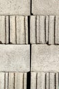A pile of cement block Royalty Free Stock Photo