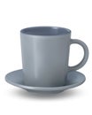 Grey ceramic mug