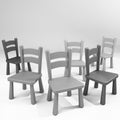 Grey chairs on a room Royalty Free Stock Photo