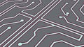 Grey Circuit Board Pattern, Digital Tech Lines Vector Background, vector design Generative AI Royalty Free Stock Photo