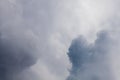 Grey cloud before storm coming Royalty Free Stock Photo