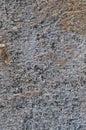 Grey Coarse Concrete Stone Wall Texture Vertical Closeup Old Aged Weathered Detailed Natural Rustic Textured Grungy Stonewall Royalty Free Stock Photo