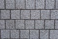 Grey cobbled pavement texture Royalty Free Stock Photo