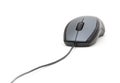 Grey computer mouse Royalty Free Stock Photo