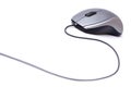 Grey computer mouse Royalty Free Stock Photo