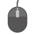 grey computer mouse , illustration Royalty Free Stock Photo