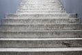 Grey concrete staircase Royalty Free Stock Photo