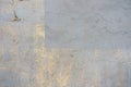 Grey concrete wall background texture. Old grunge uneven surface with scratches and cracks. Rough plaster cement gypsum Royalty Free Stock Photo