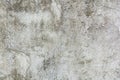 Grey concrete wall, grey concrete floor, dirty gray cement floor crack texture and background Royalty Free Stock Photo