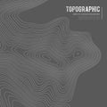 Grey contours vector topography. Geographic mountain topography vector illustration. Topographic pattern texture. Map on