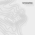 Grey contours vector topography. Geographic mountain topography vector illustration. Topographic pattern texture. Map on