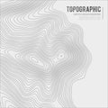 Grey contours vector topography. Geographic mountain topography vector illustration. Topographic pattern texture. Map on