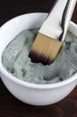 Grey cosmetic clay