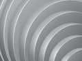 Grey curve of cylinder Royalty Free Stock Photo