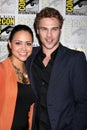 Grey Damon, Alyssa Diaz Royalty Free Stock Photo