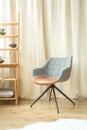 Grey designer chair Royalty Free Stock Photo