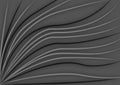 Grey diagonal wavy curved lines