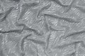 Grey drapery fabric, textured backgrounds has silvery colour Royalty Free Stock Photo