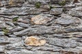 Grey dry stone wall. Royalty Free Stock Photo