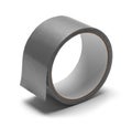 Grey Duct Tape Roll Royalty Free Stock Photo