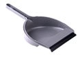 Grey dustpan isolated on a white