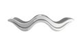 Grey Fluid Wave Shape Vector Design, vector design Generative AI Royalty Free Stock Photo