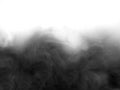 Grey fog or smoke special effect. grey cloudiness, mist or smog background.