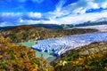 Grey Glacier,Patagonia, Chile,Patagonian Ice Field, Cordillera d Royalty Free Stock Photo