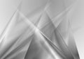 Grey glossy silver metal gradient background