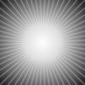 Grey gradient abstract star burst background - retro vector graphic design Royalty Free Stock Photo