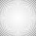 Grey gradient ray burst background - hypnotic vector graphic from radial rays Royalty Free Stock Photo
