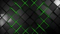 grey and green squares modern background Royalty Free Stock Photo