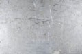 Grey grunge scratched metal sheet background. Worn steel surface texture for design Royalty Free Stock Photo