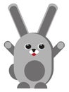 Grey hare, icon