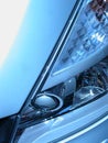 Grey headlight Royalty Free Stock Photo