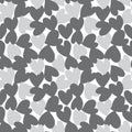 Grey Heart shape ValentineÃ¢â¬â¢s Day Seamless Pattern Background