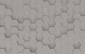 Grey Hexagon Background Texture. 3d render Royalty Free Stock Photo