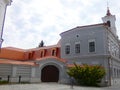 grey historical building at castle district in VeszprÃ©m, Hungary