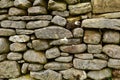 Traditional Yorkshire dry stone wall background Royalty Free Stock Photo